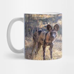 Two African wild dogs in Moremi Game Reserve, Botswana Mug